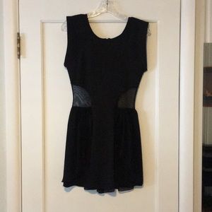 Black mini cocktail dress